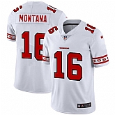 Nike 49ers 16 Joe Montana White 2019 New Vapor Untouchable Limited Jersey Dzhi,baseball caps,new era cap wholesale,wholesale hats